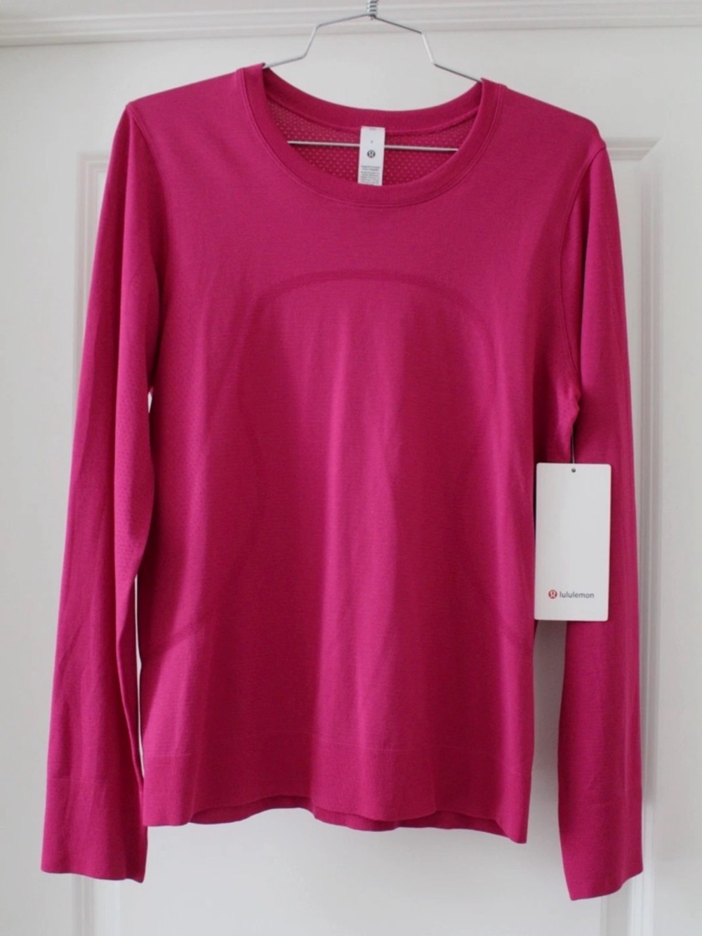 lululemon athletica Long Sleeve Crew Top - Magenta